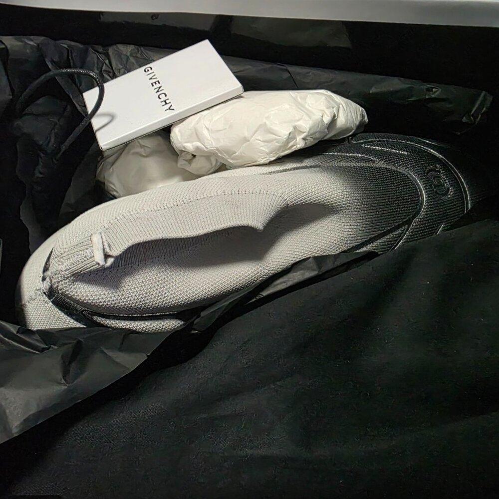 Givenchy tk-360+ low-top sneakers silver color - Picture 7 of 12